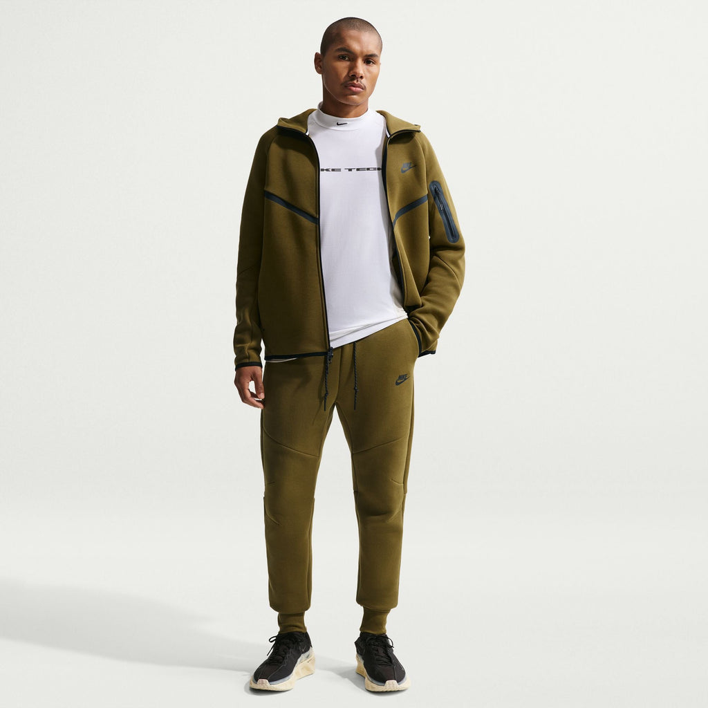 Nike Mens Tech Fleece Joggers - Olive Flak