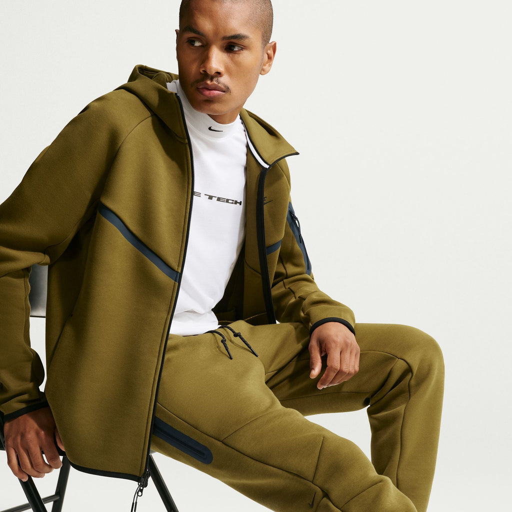 Nike Mens Tech Fleece Joggers - Olive Flak