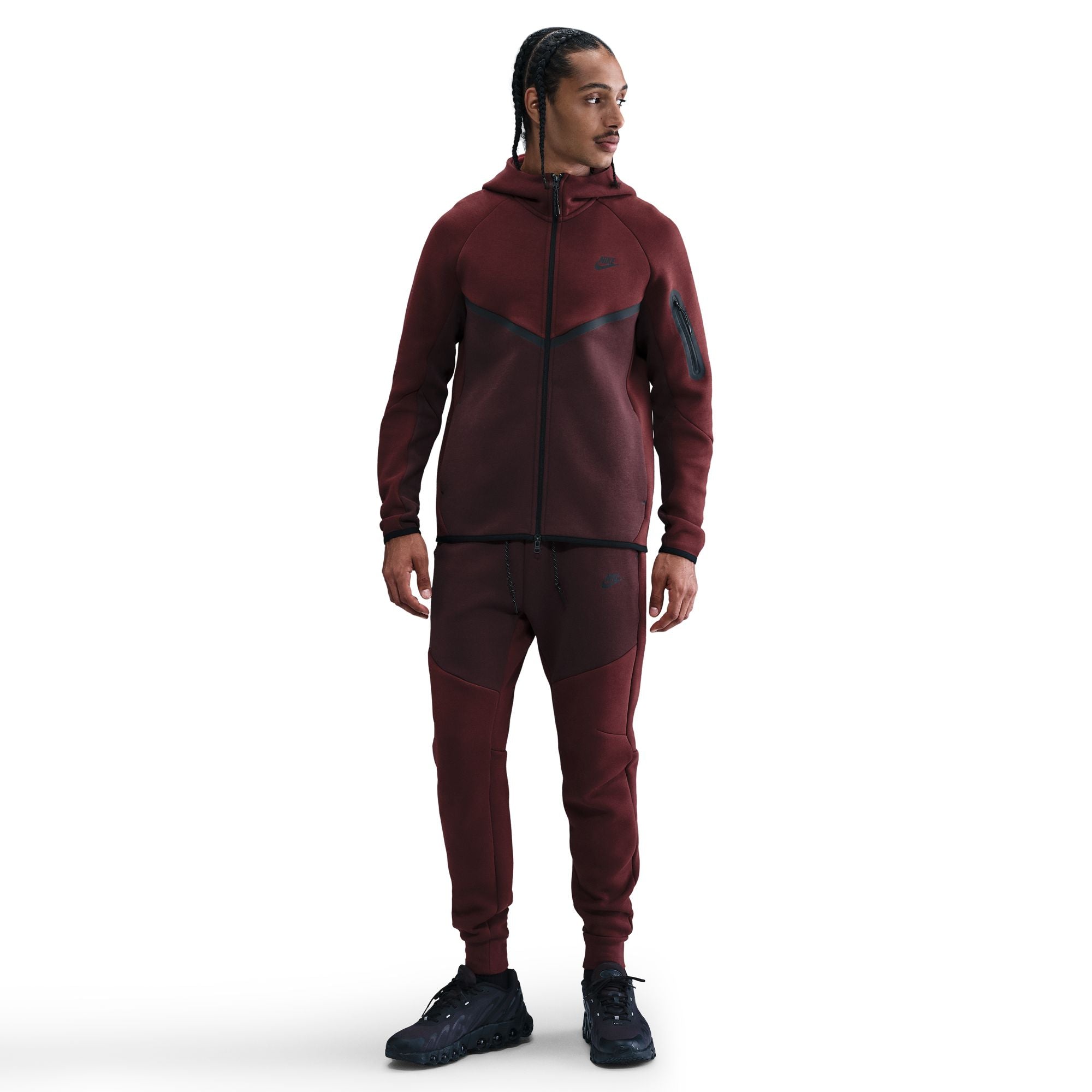 Nike Men's Tech Fleece Joggers - Dark Team Red