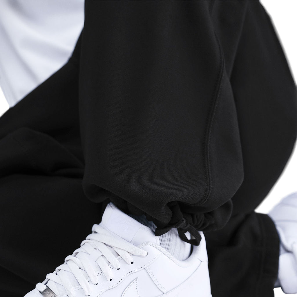 Nike Mens Solo Swoosh Open Hem Sweatpants - Black