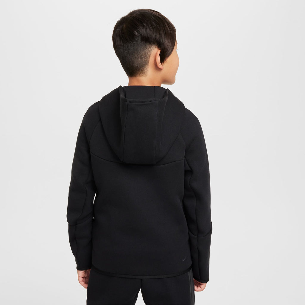 Nike Big Kids Tech Fleece Hoodie - Black