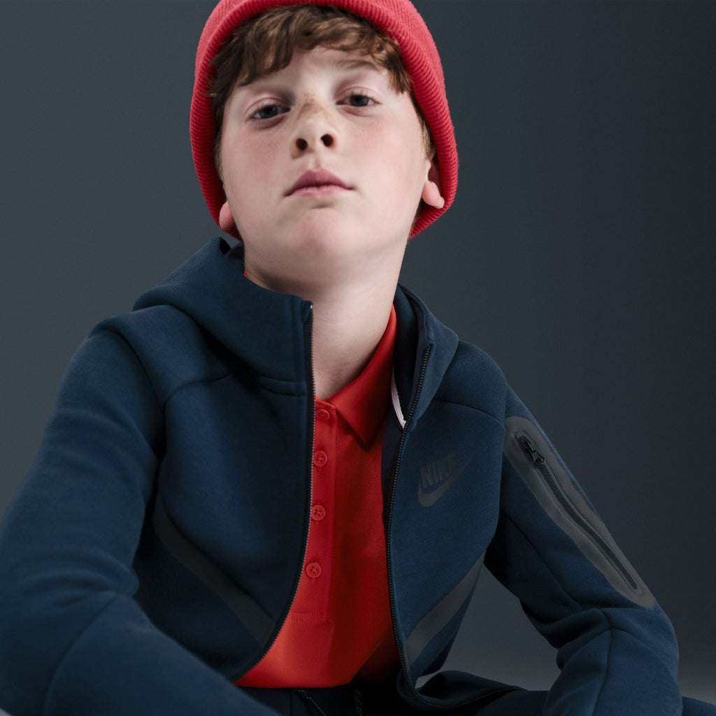 Nike Big Kids Sportswear Tech Fleece Hoodie - Obsidian