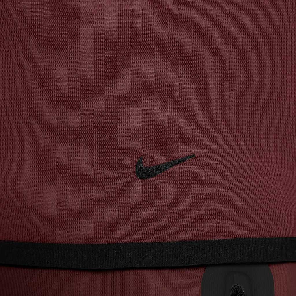 Nike Big Kids Sportswear Tech Fleece Hoodie - Burgundy Crush