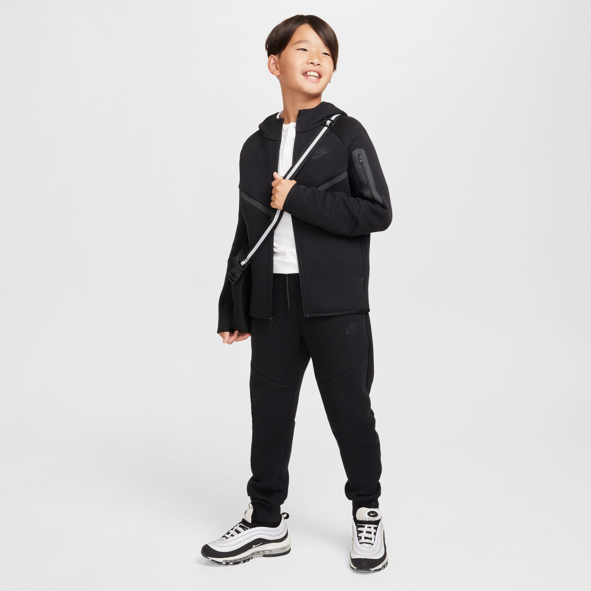 Nike Big Kids Sportswear Tech Fleece Joggers - Black