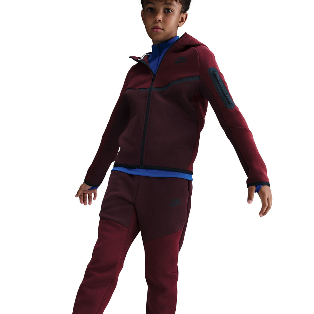 Nike Big Kids Sportswear Tech Fleece - Burgundy
