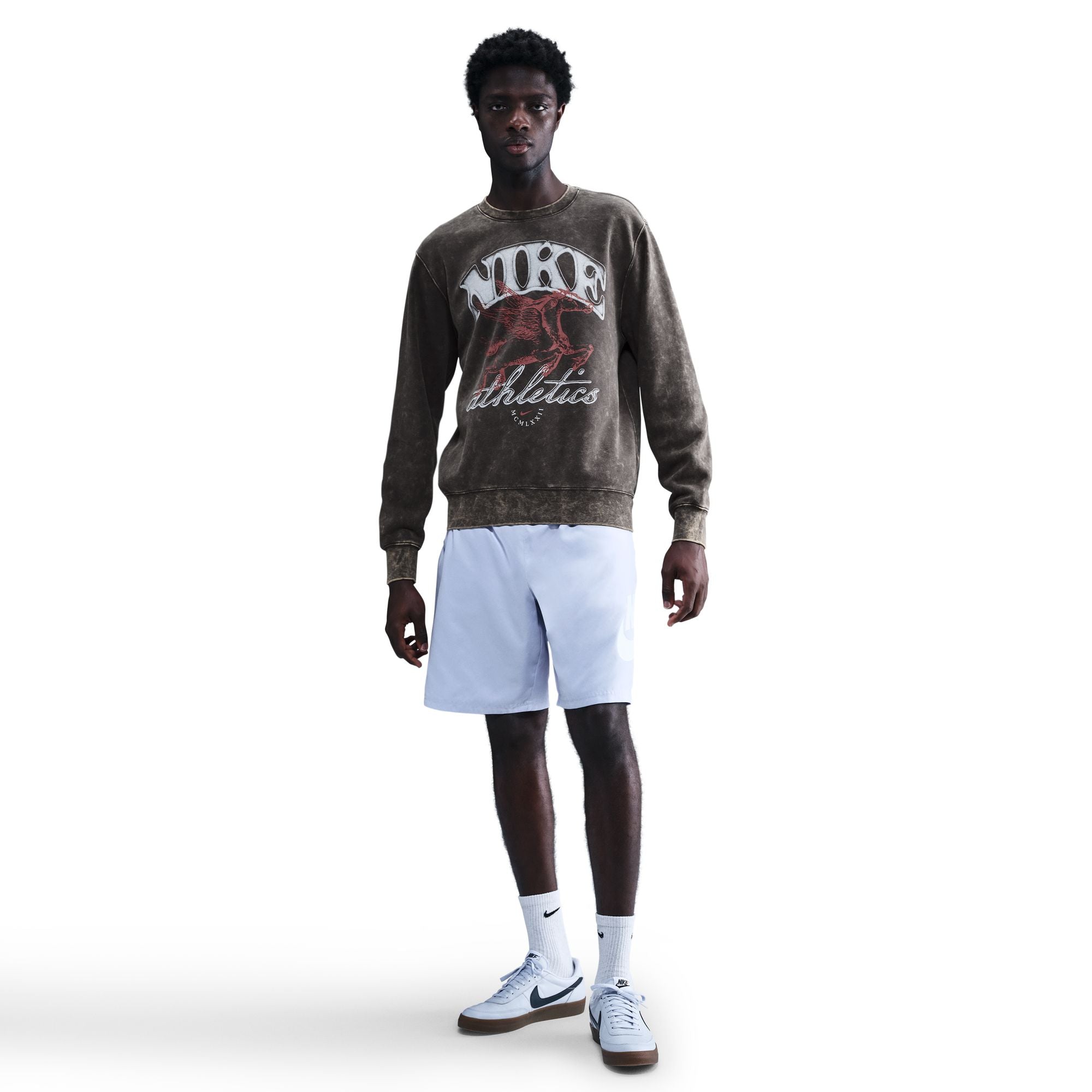 Nike Mens Sportswear Club Fleece Crewneck - Anthracite
