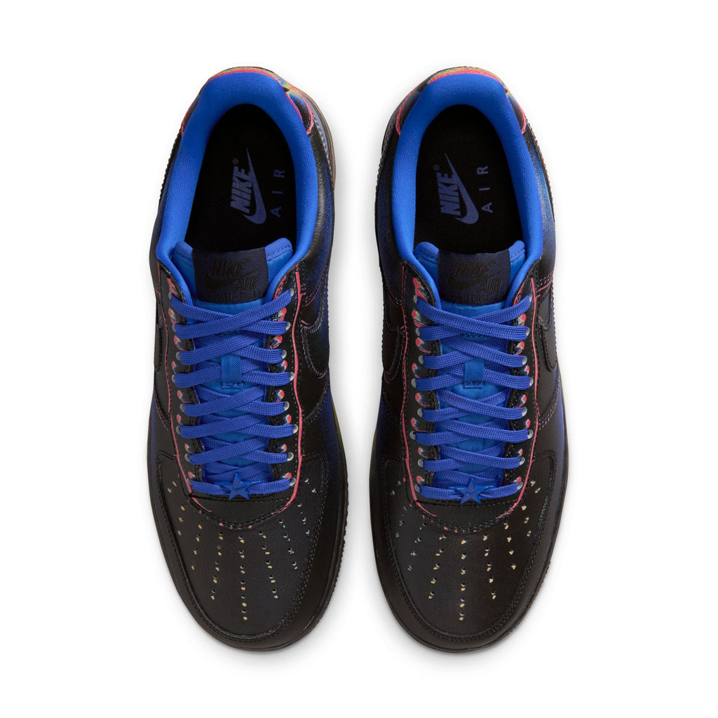 Nike Mens Air Force 1 Low Retro - Black/Racer Blue