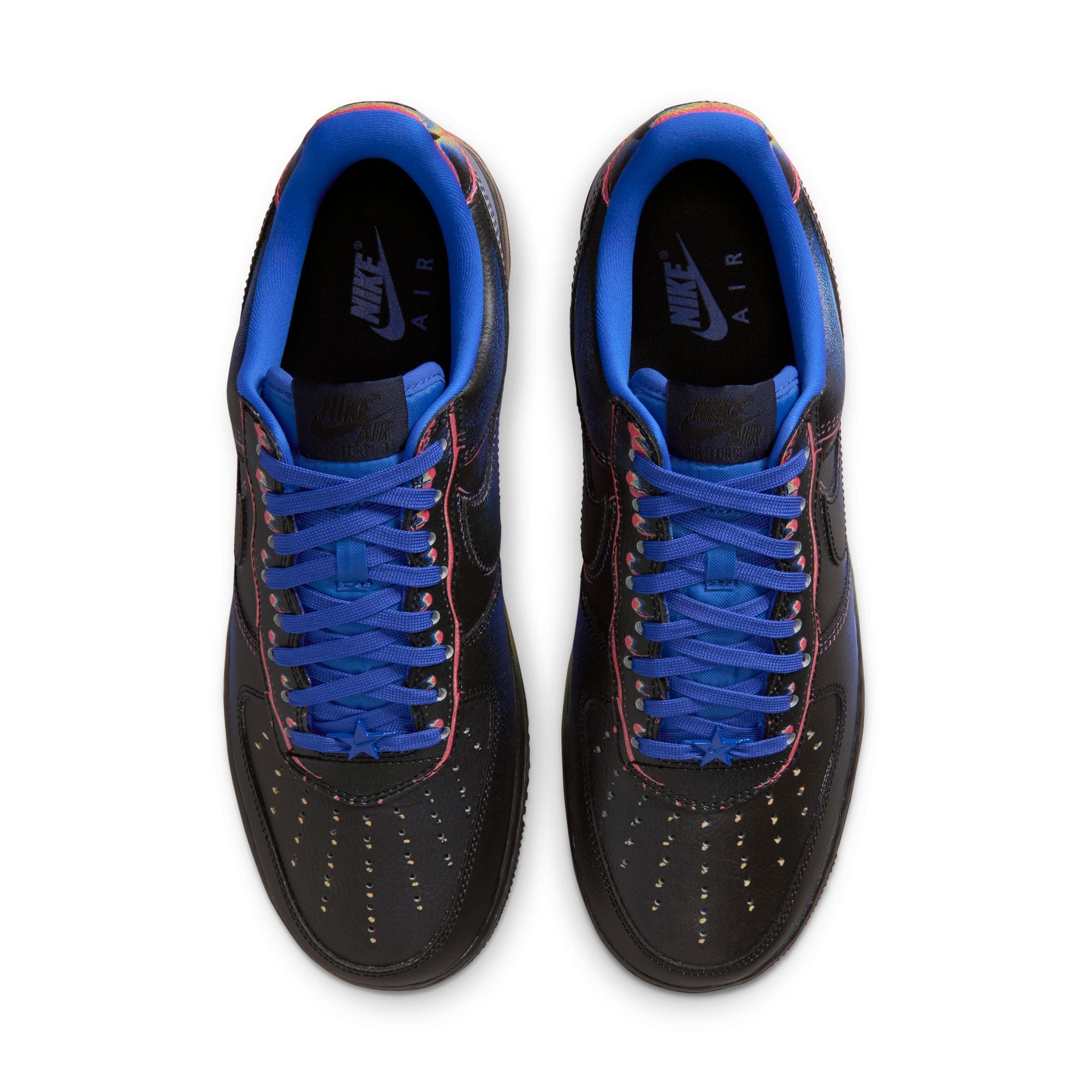 Nike Mens Air Force 1 Low Retro - Black/Racer Blue