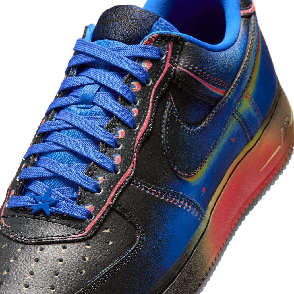 Nike Mens Air Force 1 Low Retro - Black/Racer Blue