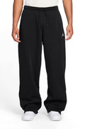 Air Jordan Mens Oversized Open-Hem Sweatpants -  Black