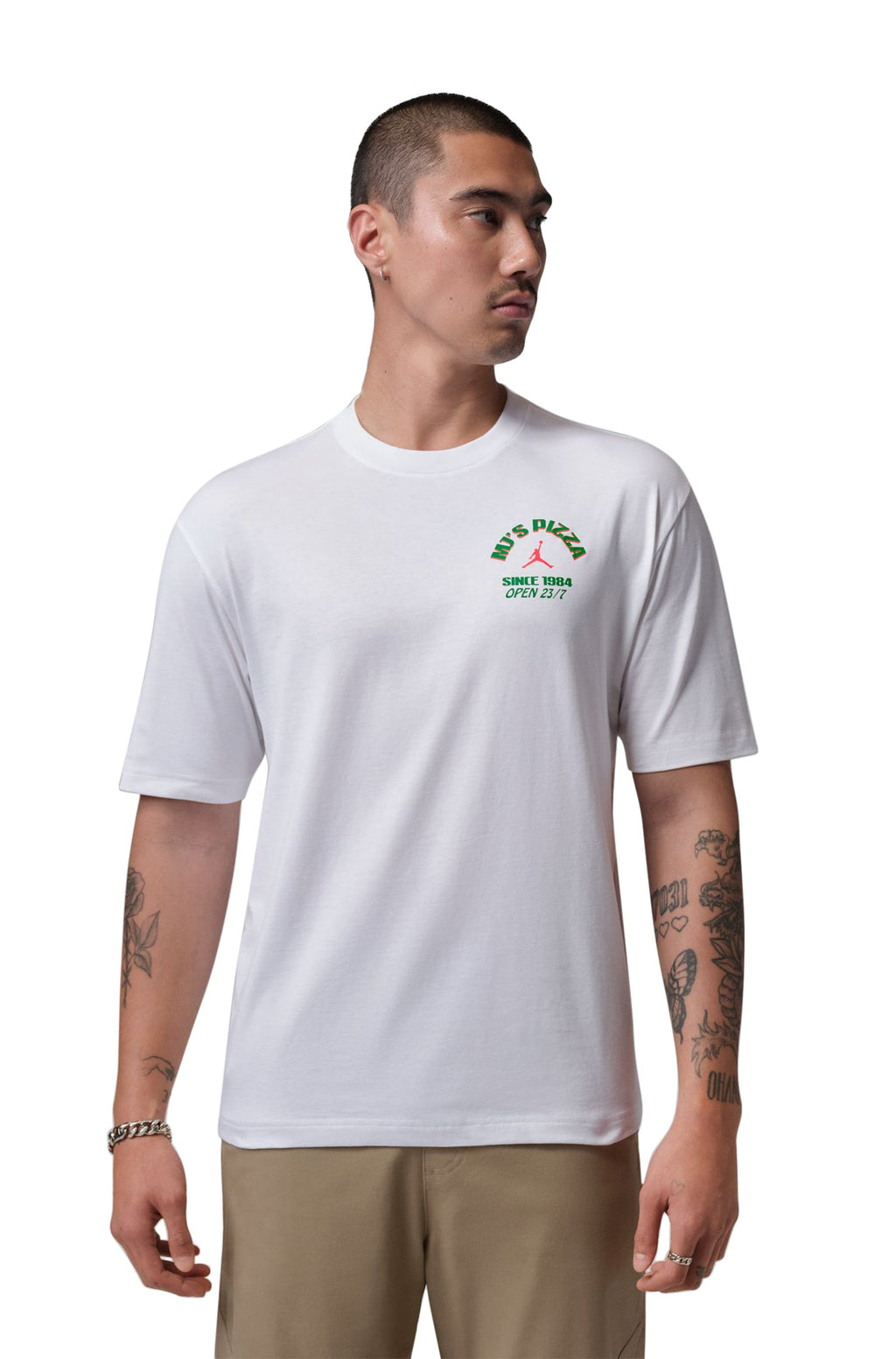 Air Jordan Mens Pizza Tee - White