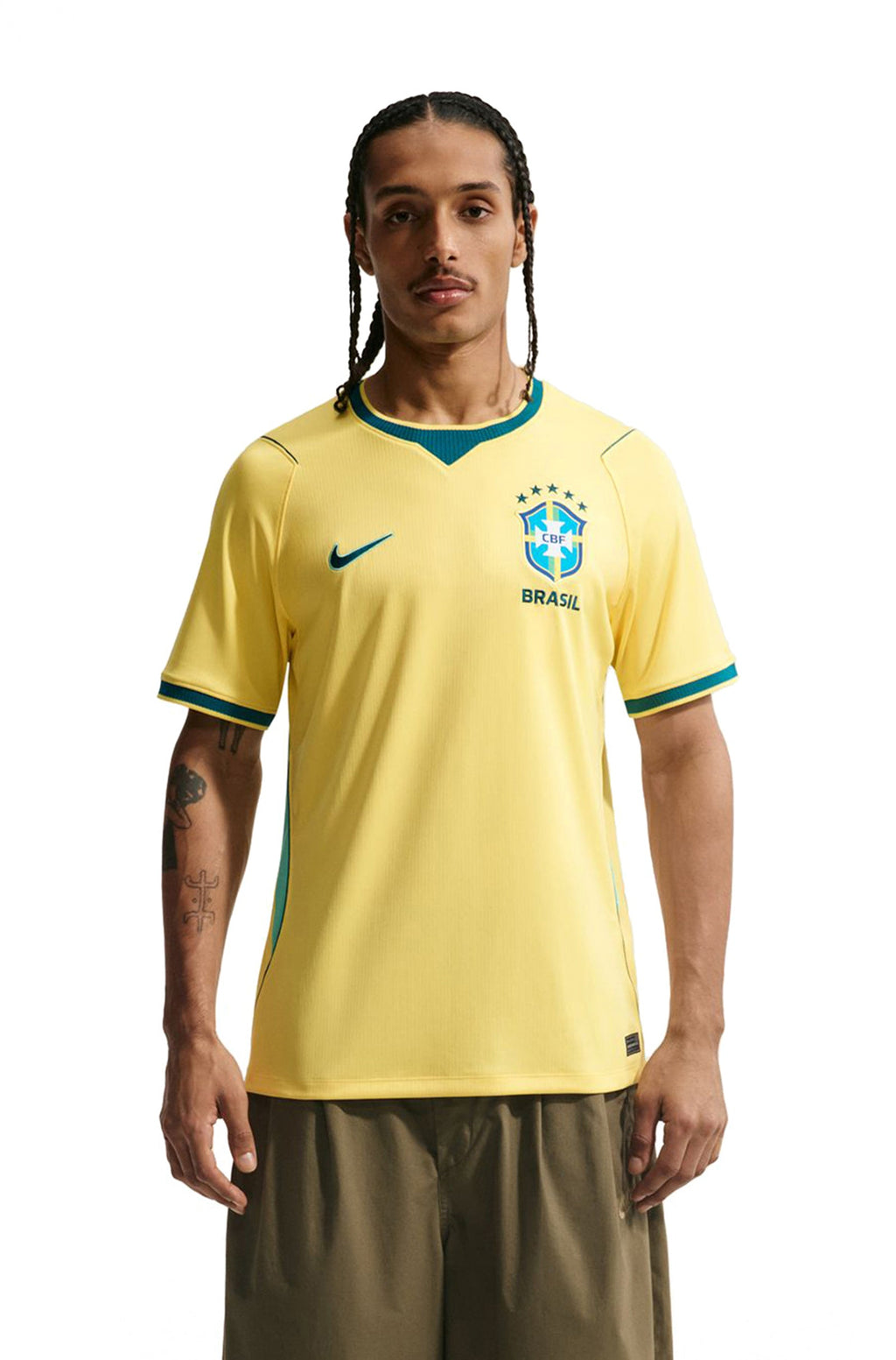 Nike Mens Brazil 2026 Home Jersey - Yellow