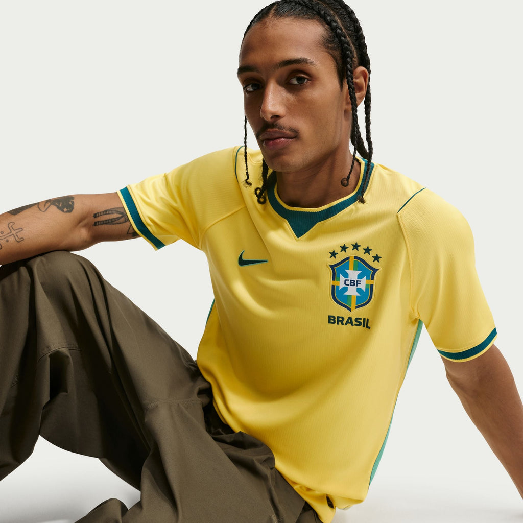 Nike Mens Brazil 2026 Home Jersey - Yellow