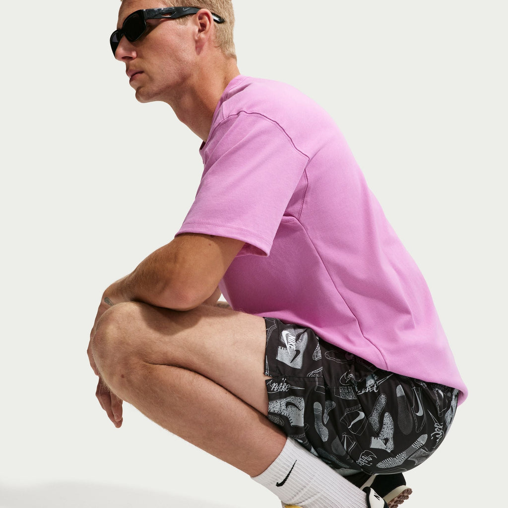Nike Mens Sportswear Club Woven Shorts - Black/White