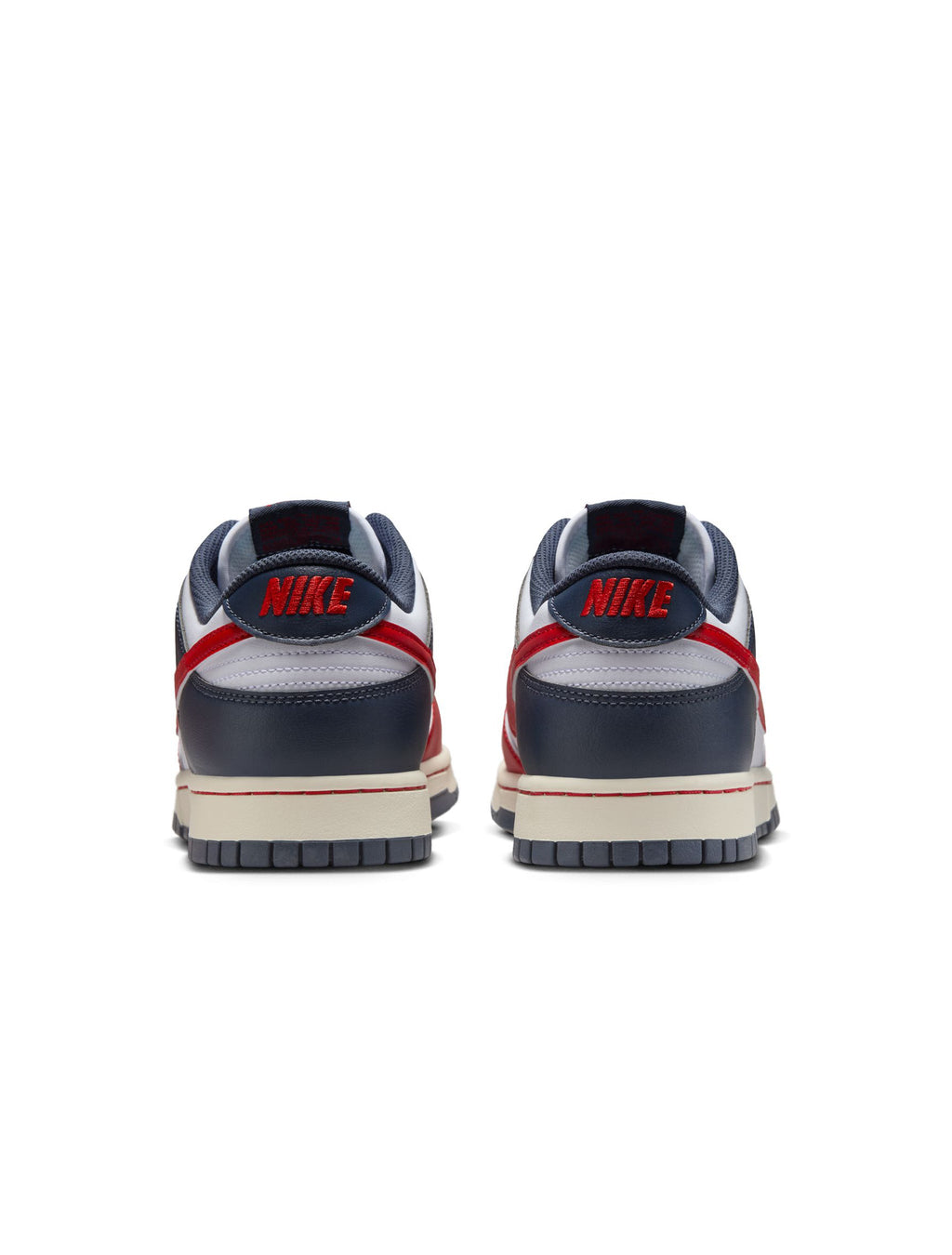 Nike Mens Dunk Low Retro  - White/University Red