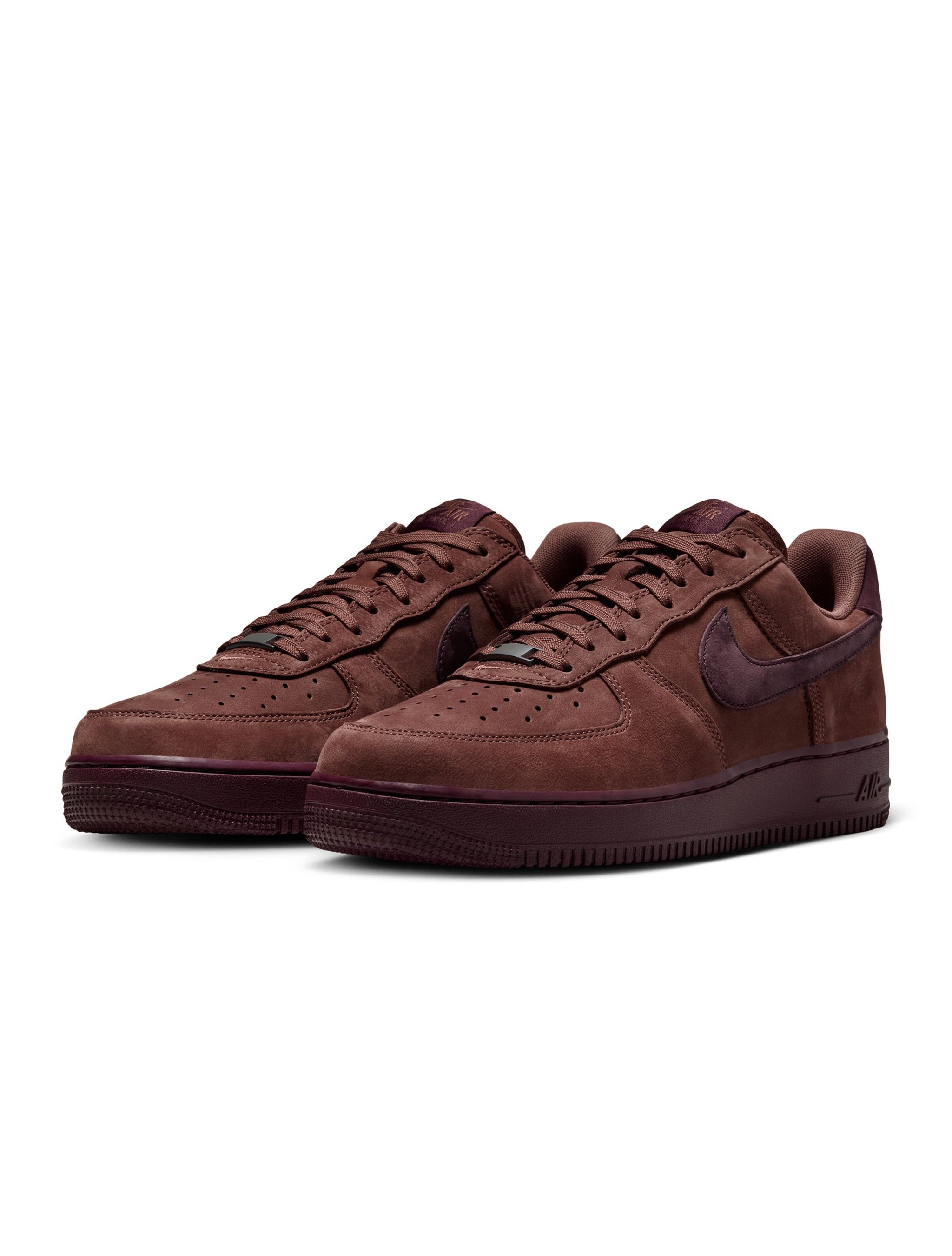 Nike Mens Air Force 1 Low Retro Premium - Red Sepia