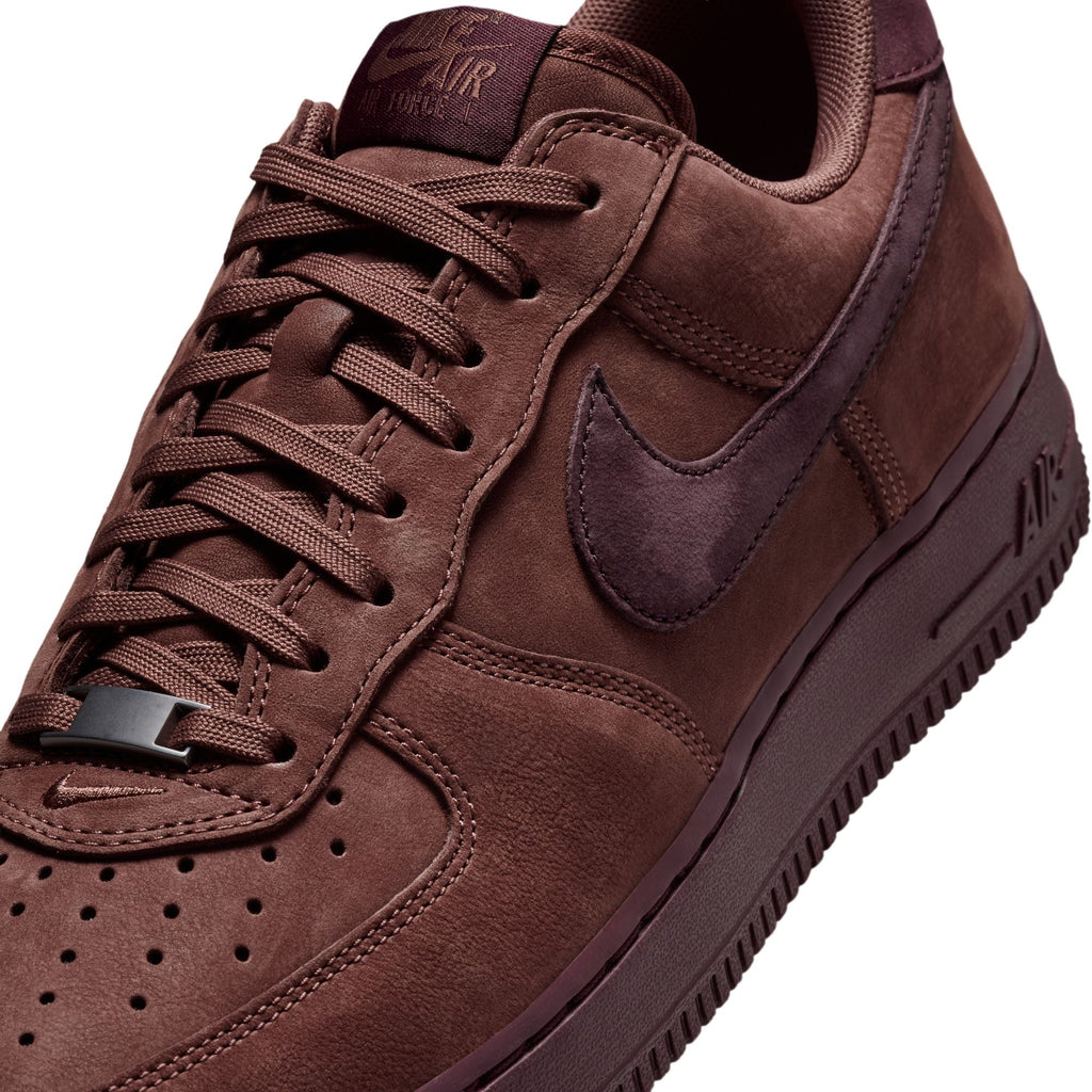 Nike Mens Air Force 1 Low Retro Premium - Red Sepia