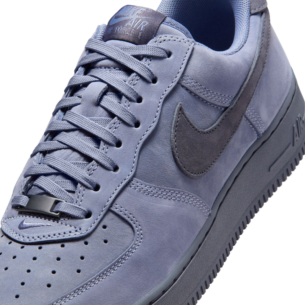 Nike Mens Air Force 1 Low Retro Premium - Dark Sky Blue