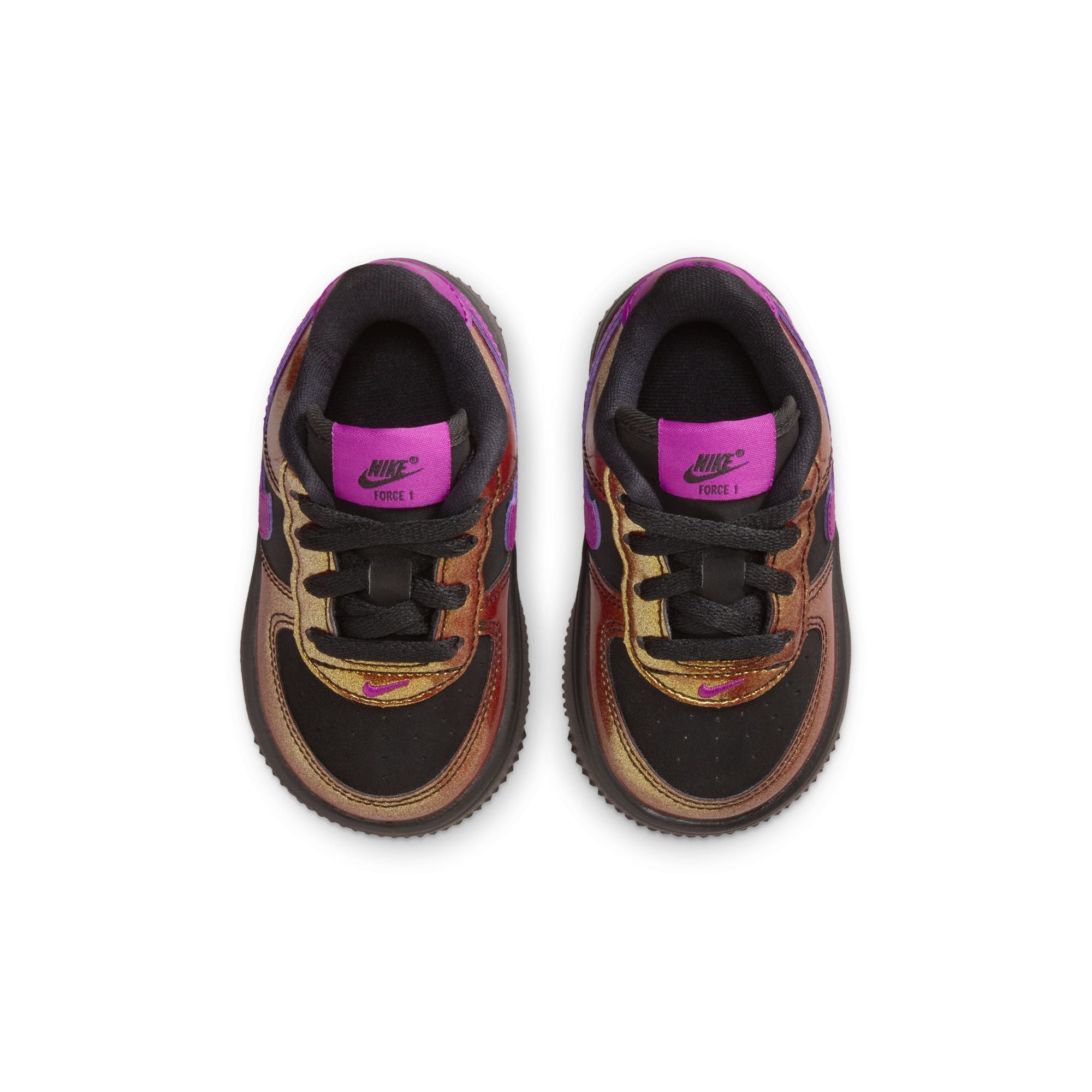 Nike (TD) Force 1 Low Lv8 4 - Black/Bold Berry