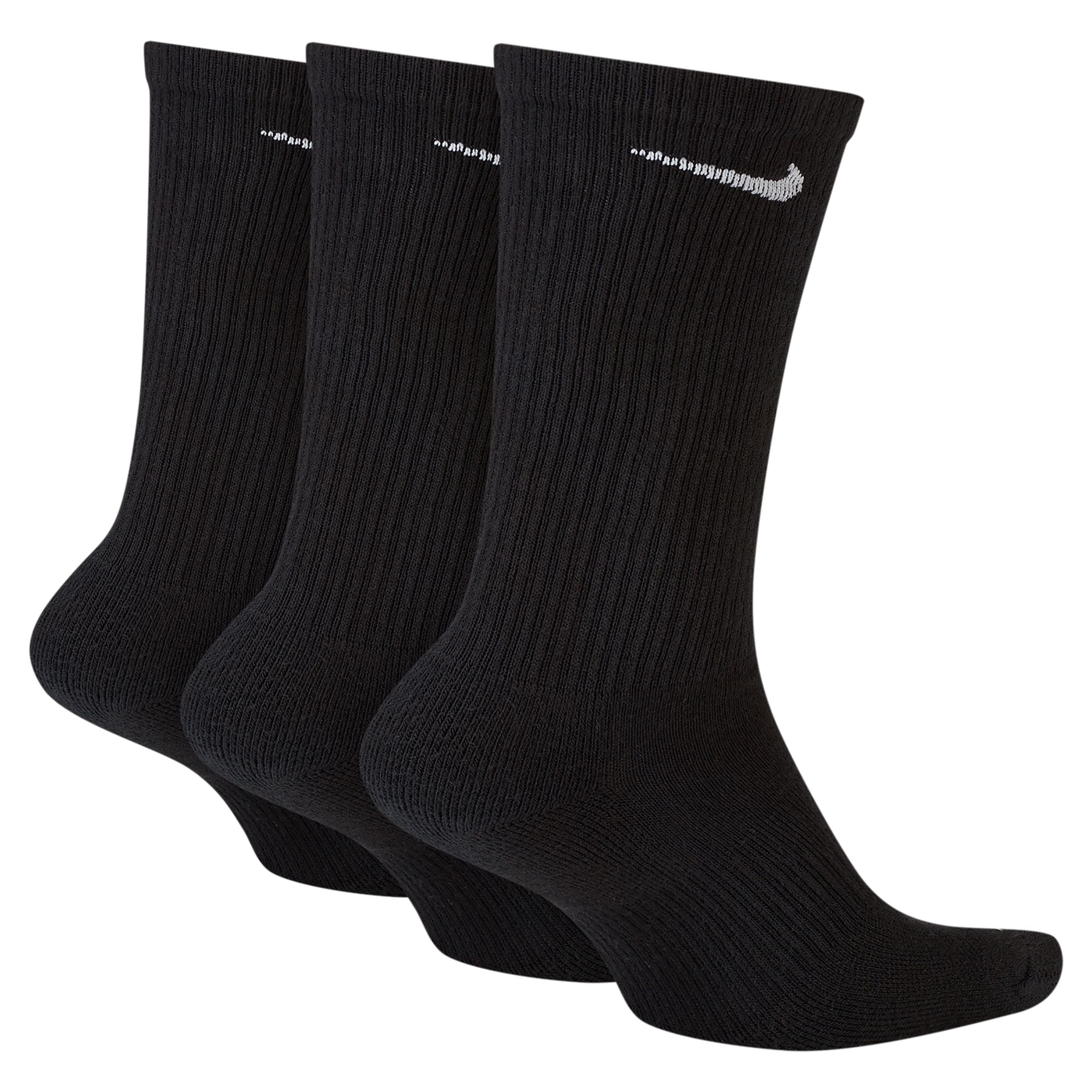 Nike 3-Pack Everyday Plus Cushioned Socks - Black