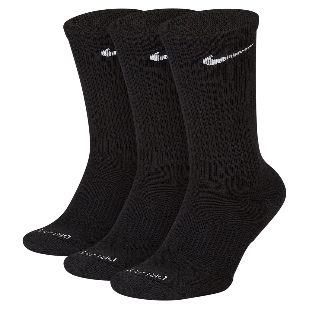 Nike 3-Pack Everyday Plus Cushioned Socks - Black