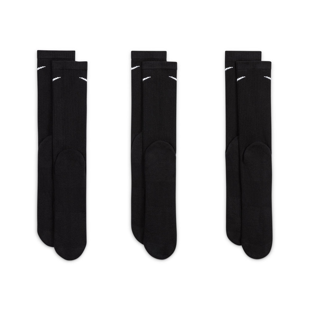 Nike 3-Pack Everyday Plus Cushioned Socks - Black