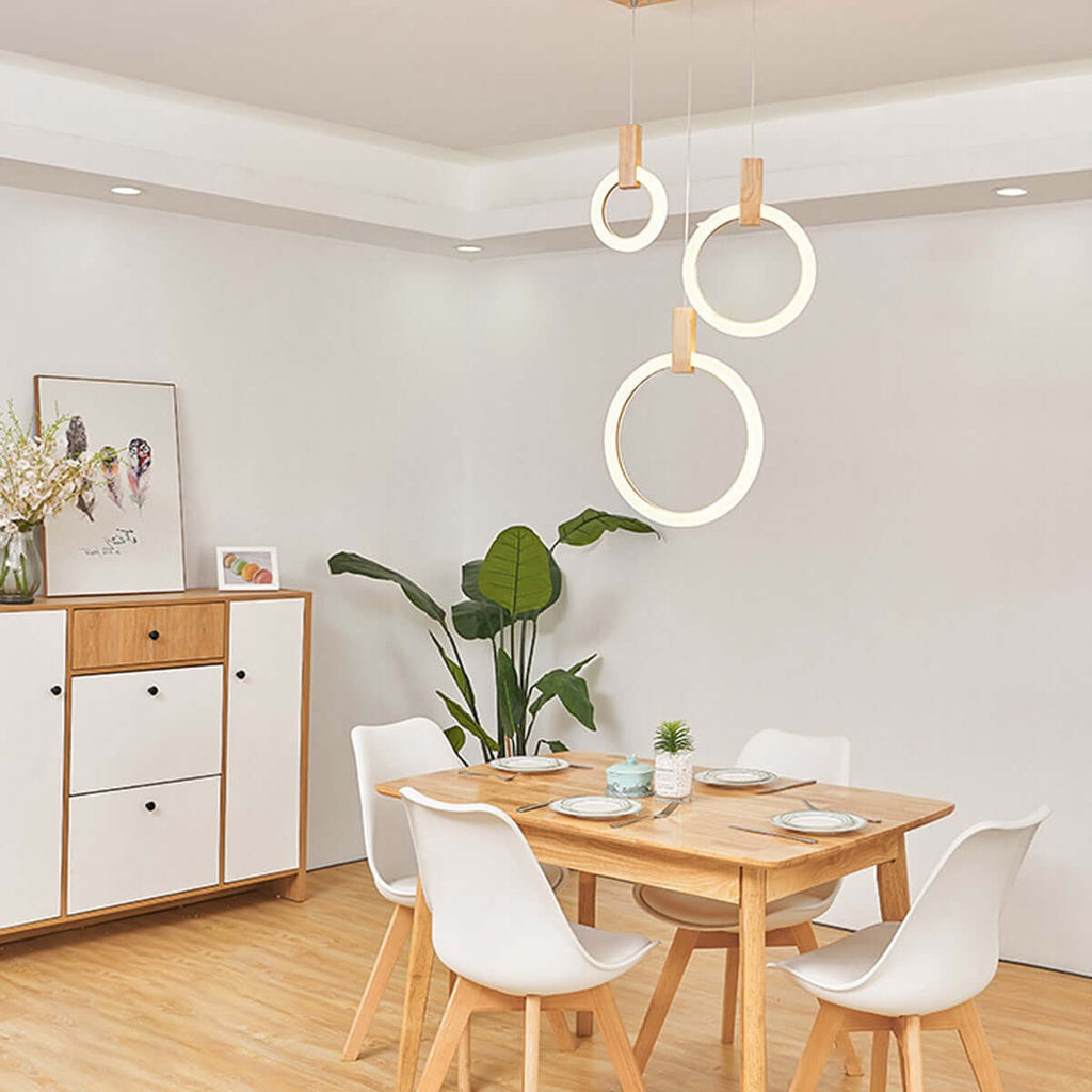 Acrylic Ring Chandelier