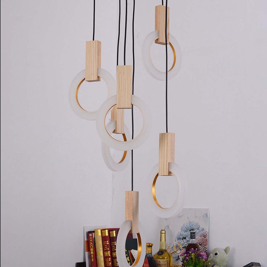 Acrylic Ring Chandelier