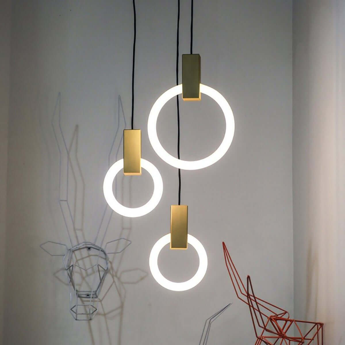 Acrylic Ring Chandelier