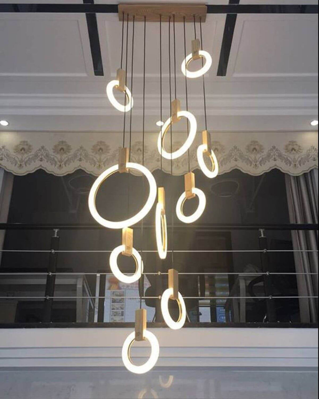 Acrylic Ring Chandelier
