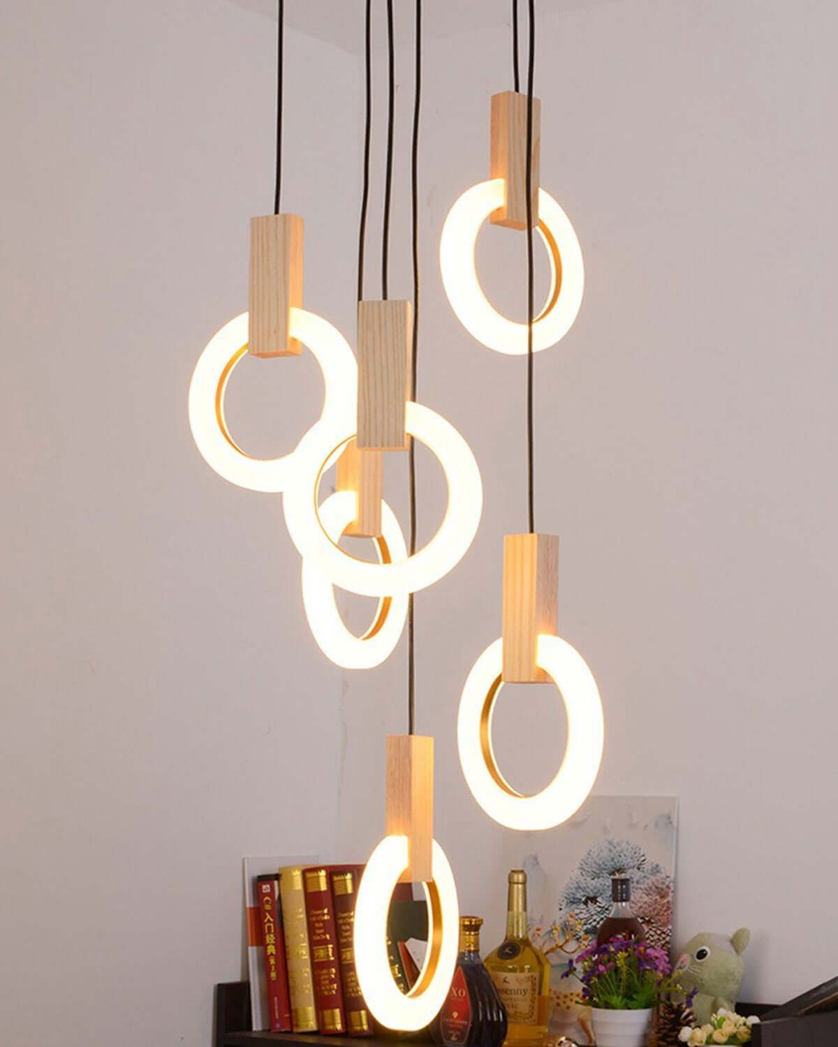 Acrylic Ring Chandelier