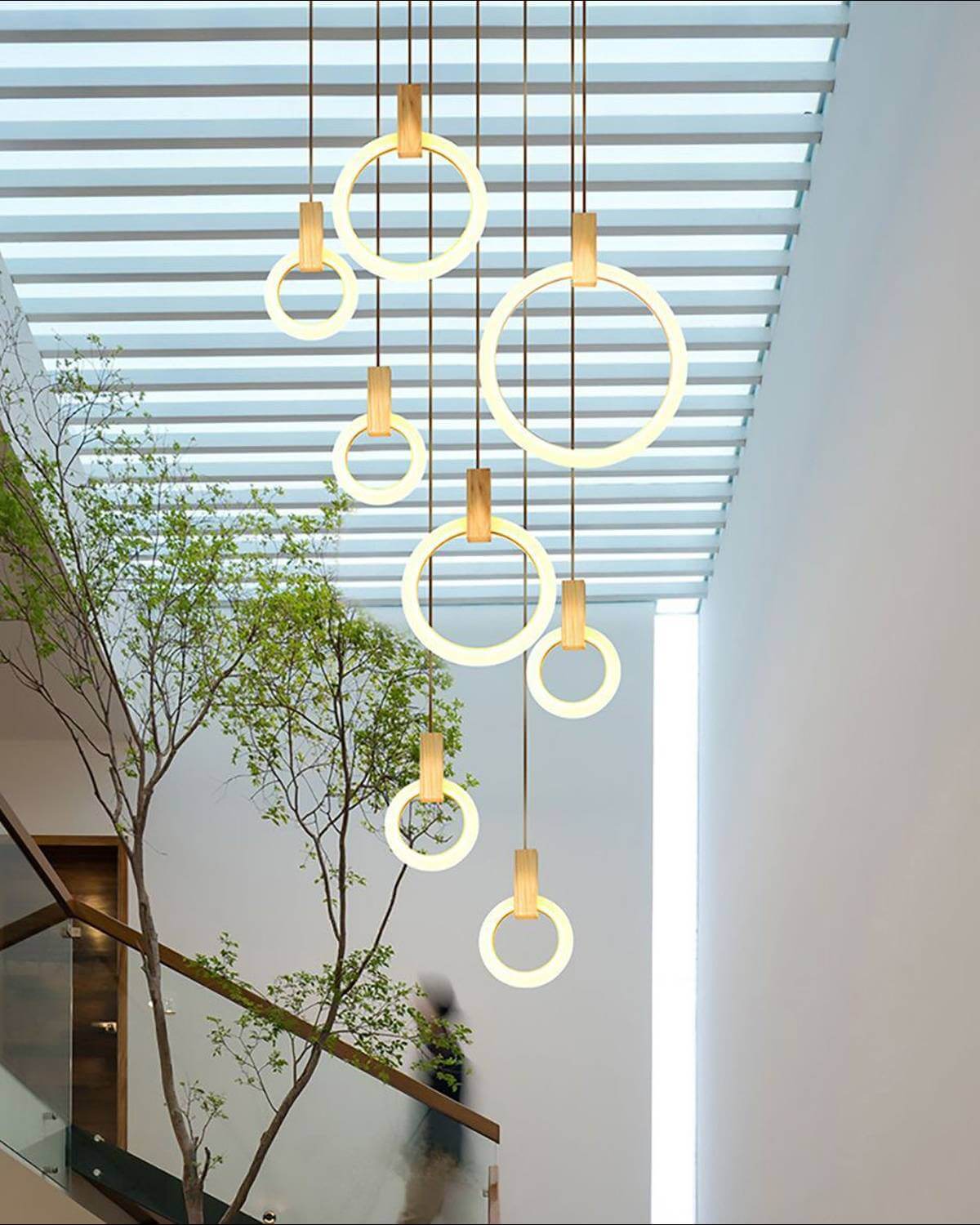 Acrylic Ring Chandelier