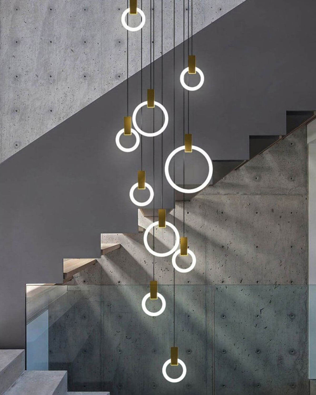 Acrylic Ring Chandelier