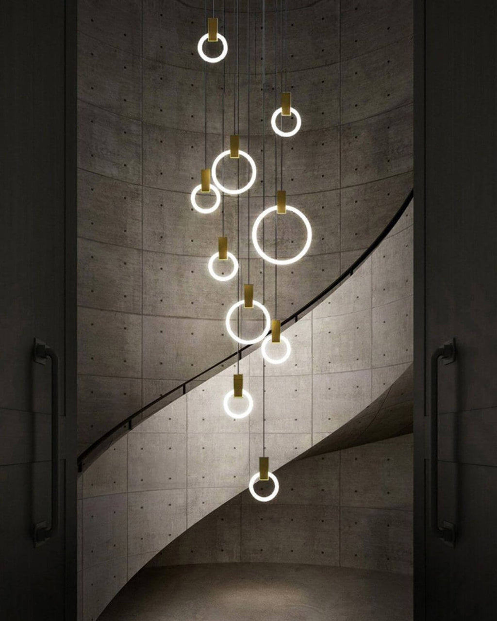 Acrylic Ring Chandelier