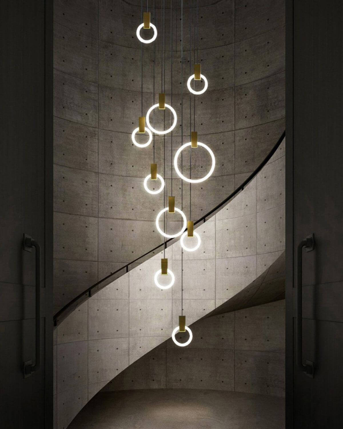 Acrylic Ring Chandelier