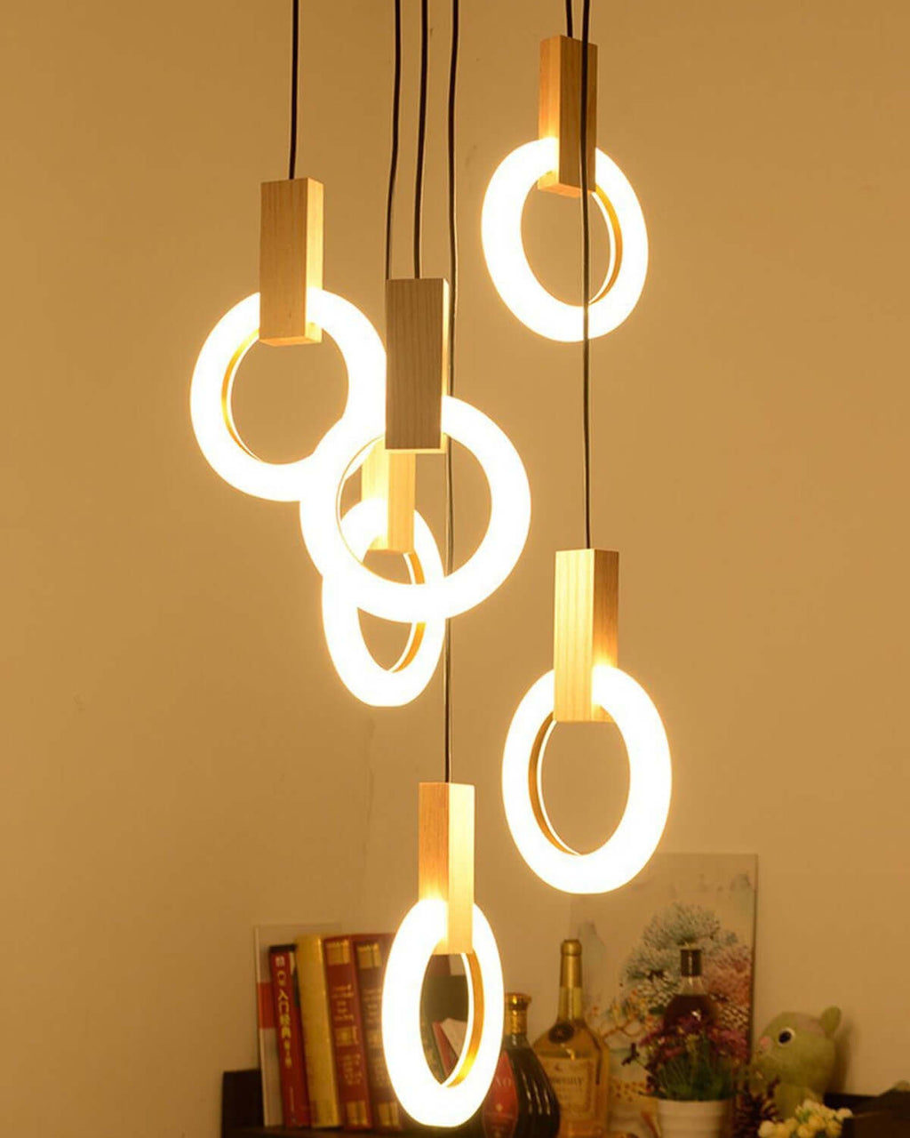 Acrylic Ring Chandelier