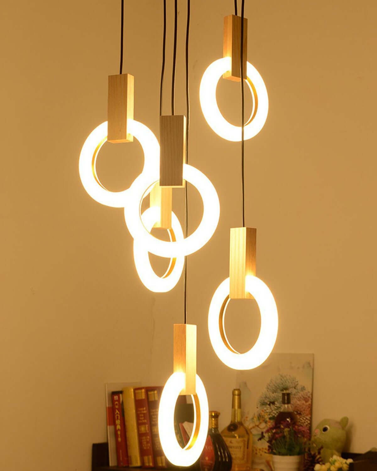 Acrylic Ring Chandelier