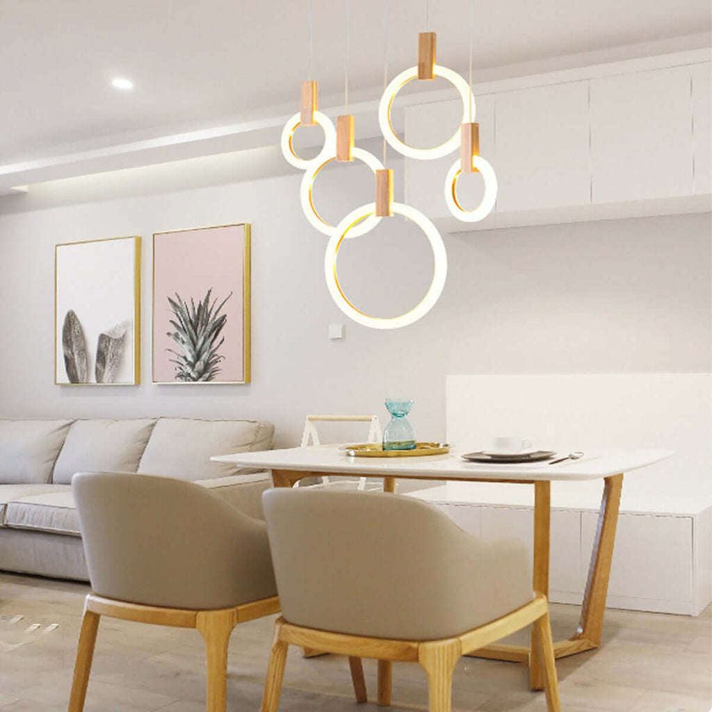 Acrylic Ring Chandelier