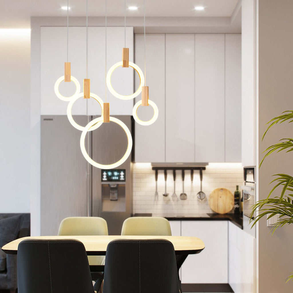Acrylic Ring Chandelier