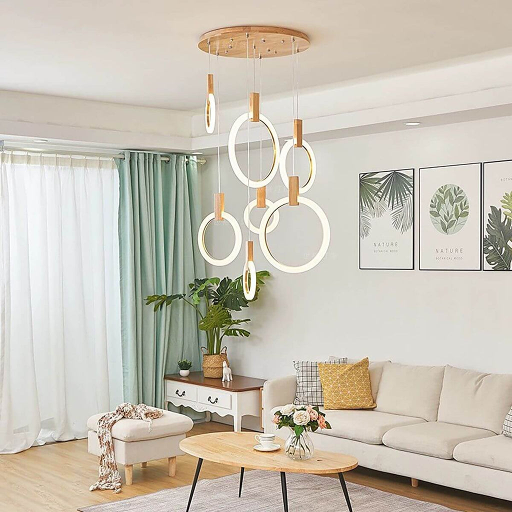 Acrylic Ring Chandelier