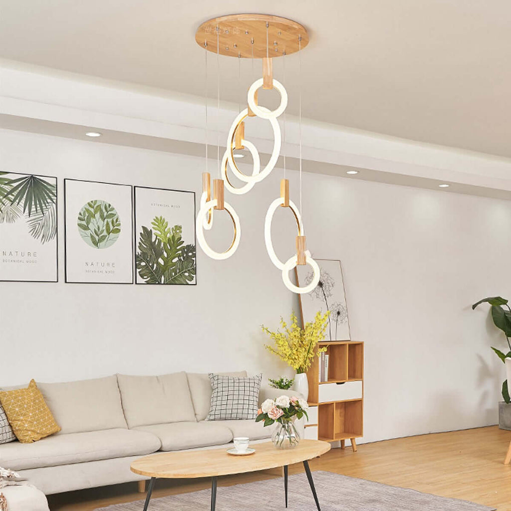 Acrylic Ring Chandelier
