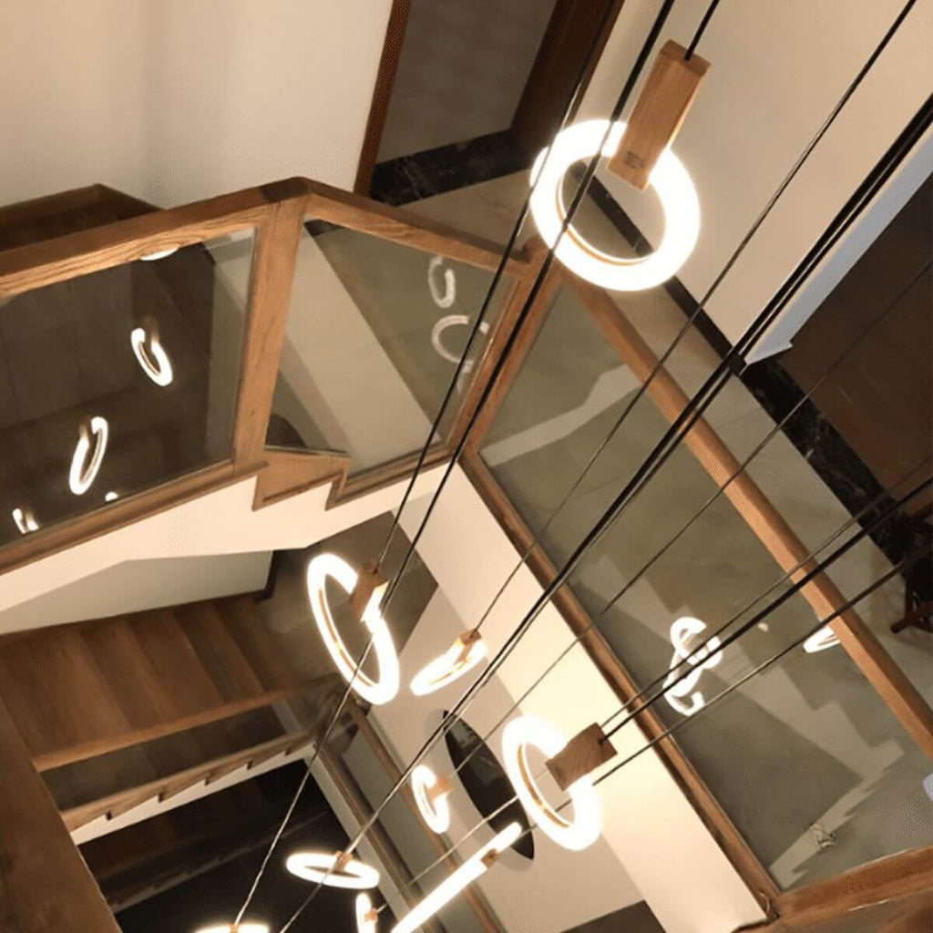 Acrylic Ring Chandelier