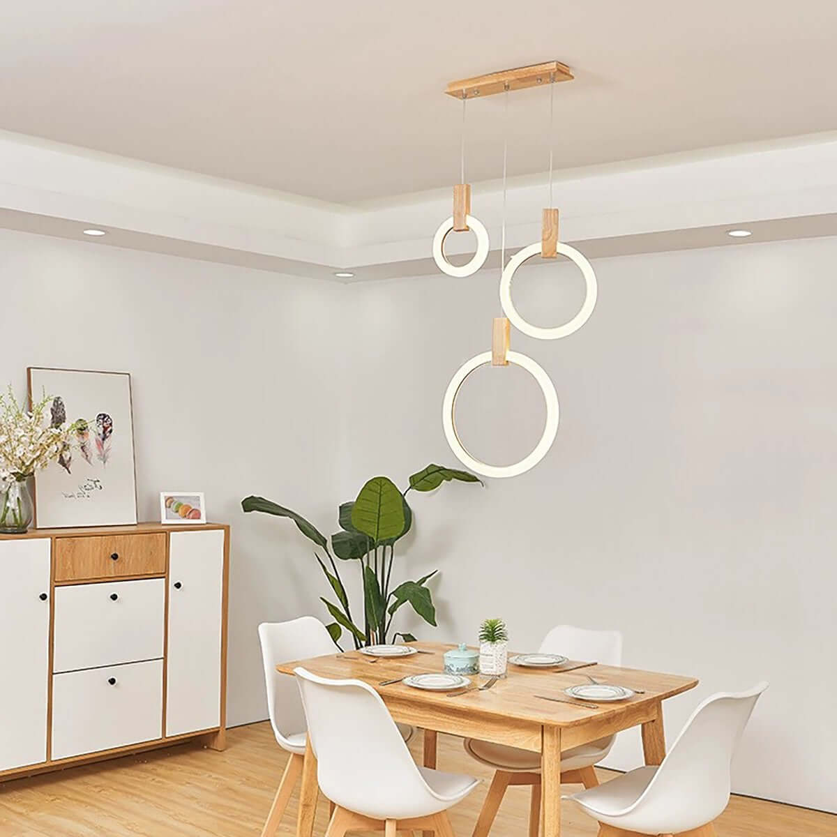 Acrylic Ring Chandelier