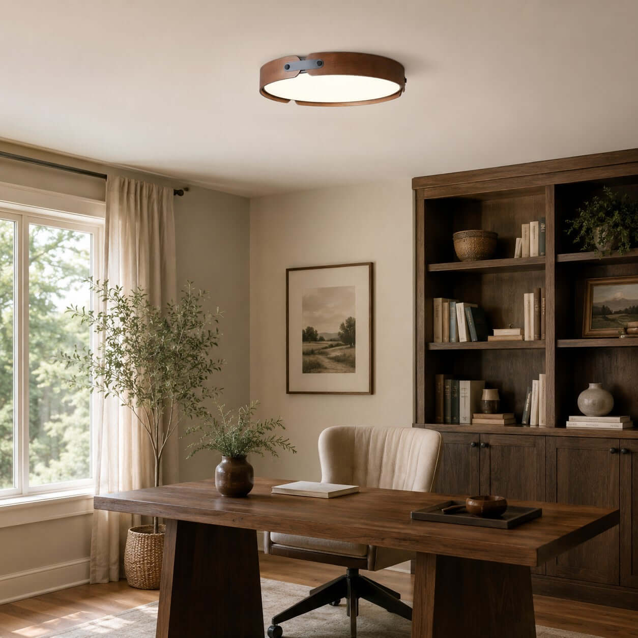 Aiwen Wood Ceiling Light