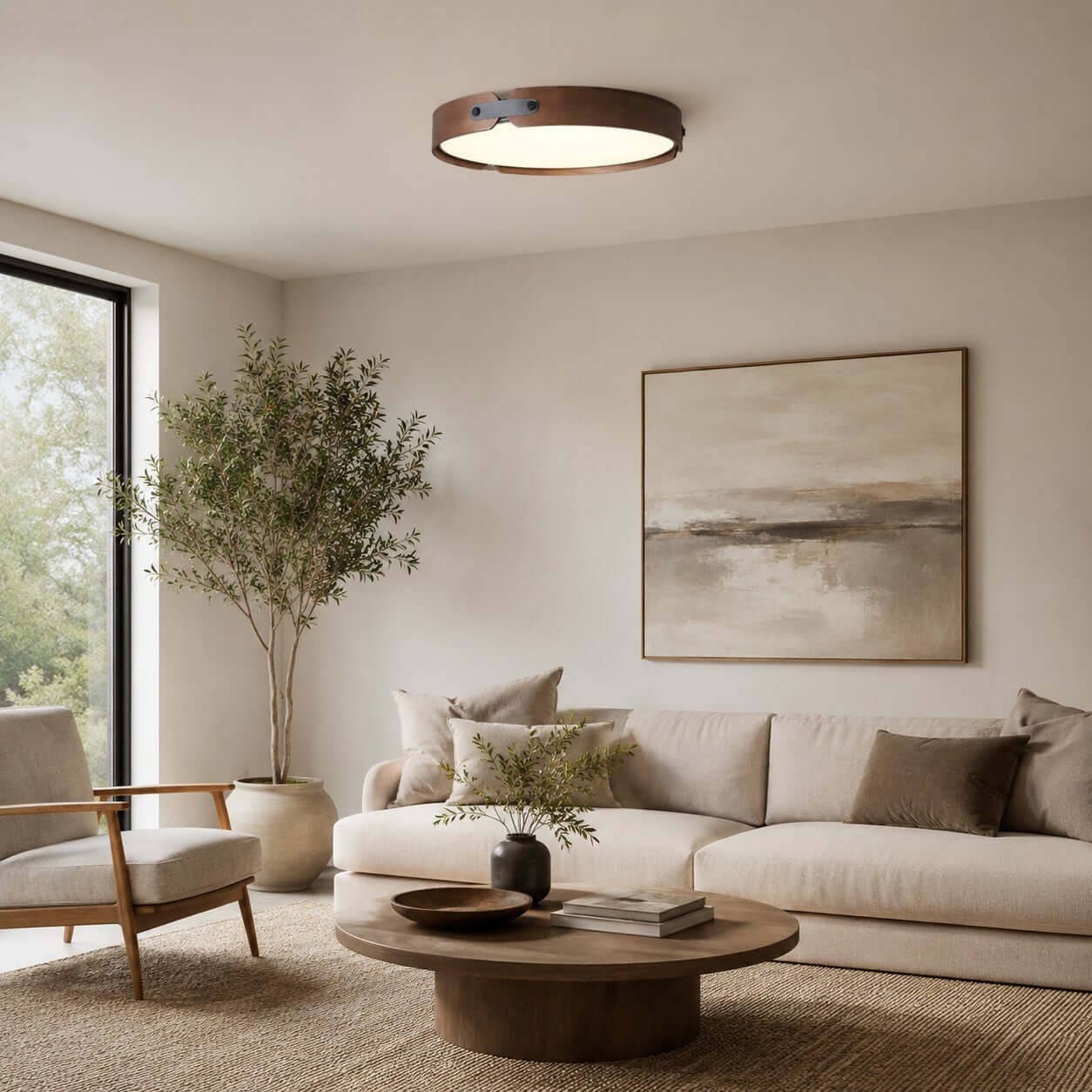 Aiwen Wood Ceiling Light