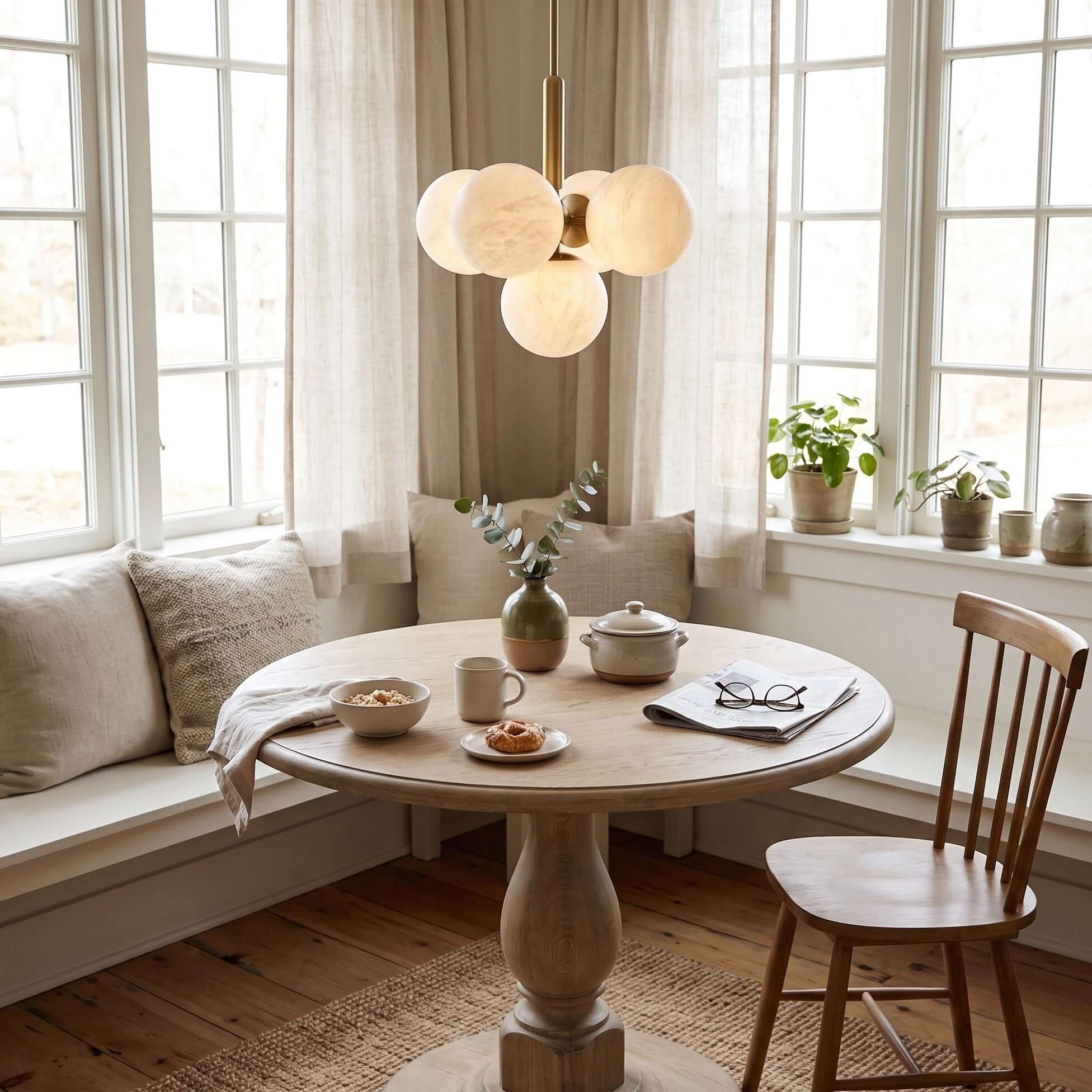 Alabaster Global Pendant Light