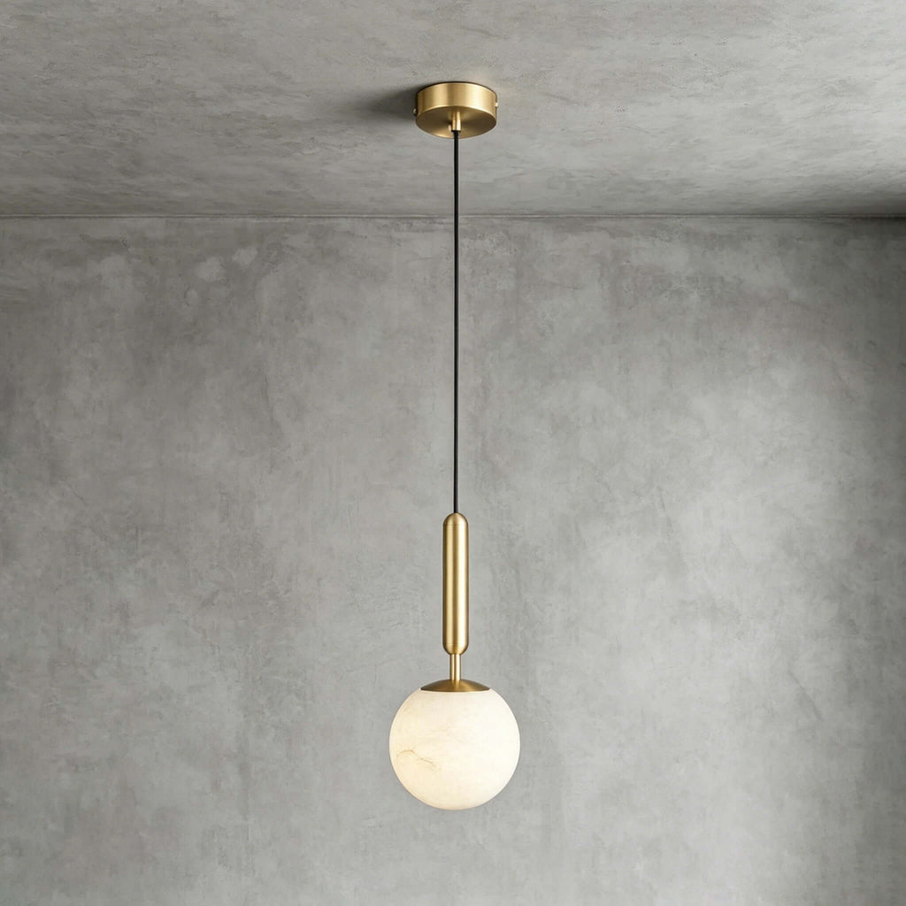 Alabaster Global Pendant Light