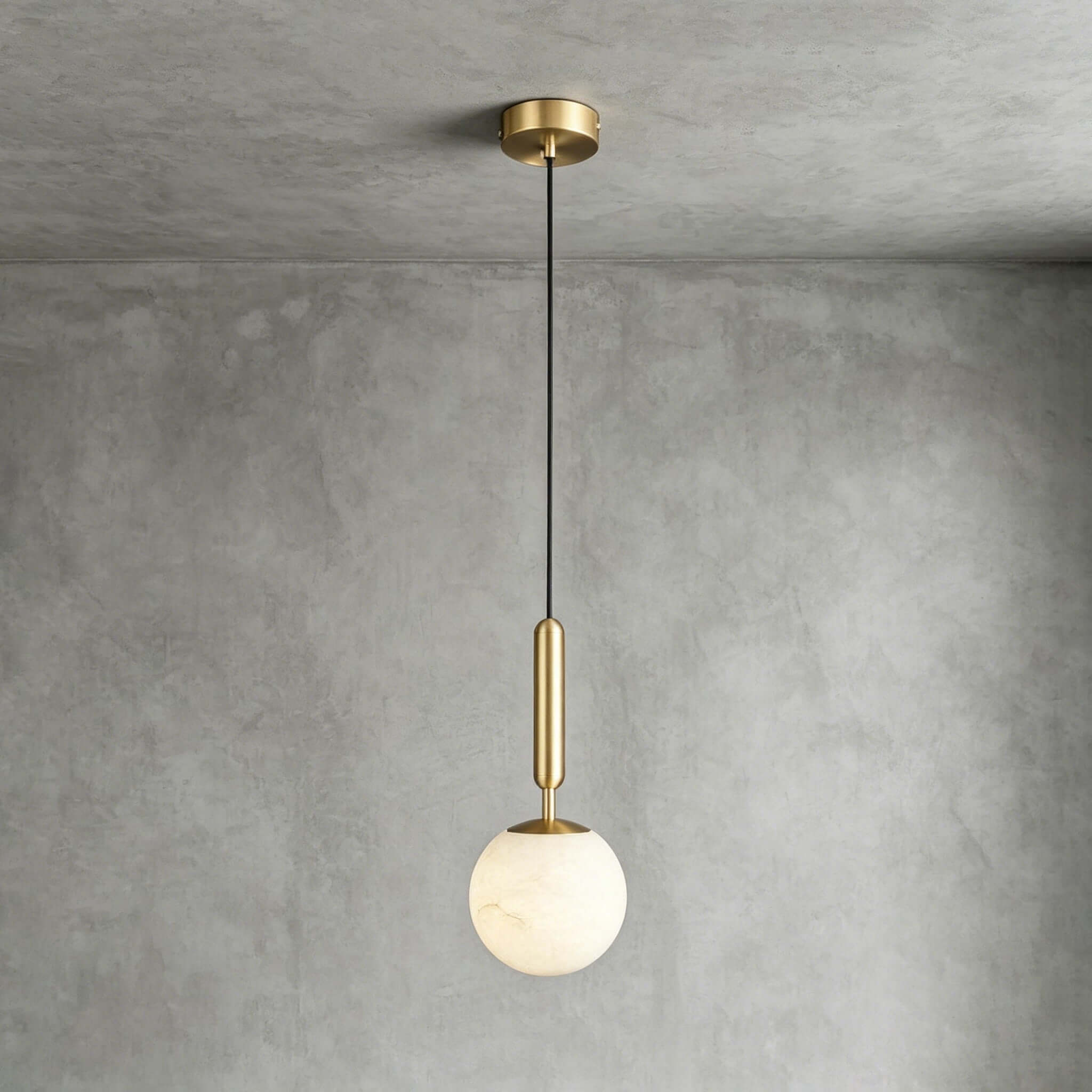 Alabaster Global Pendant Light