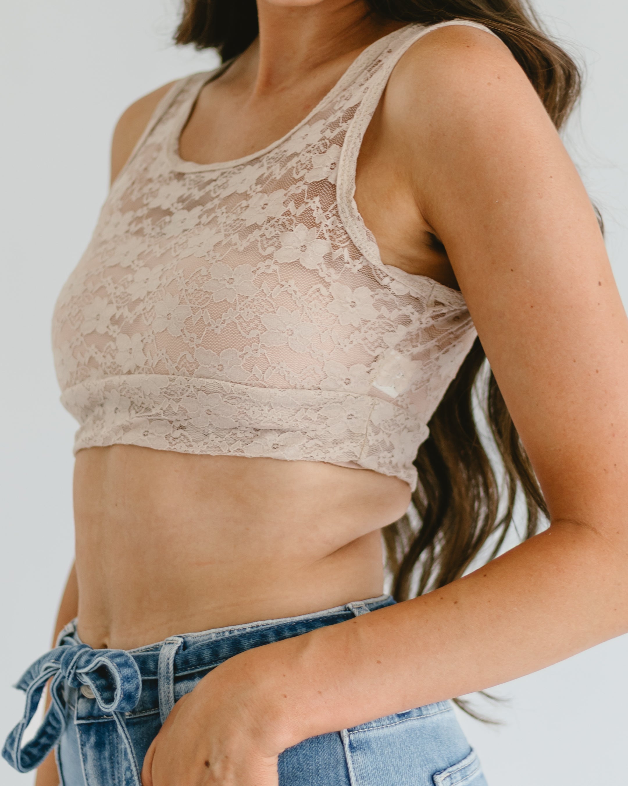 Full Lace Tank Halftee
