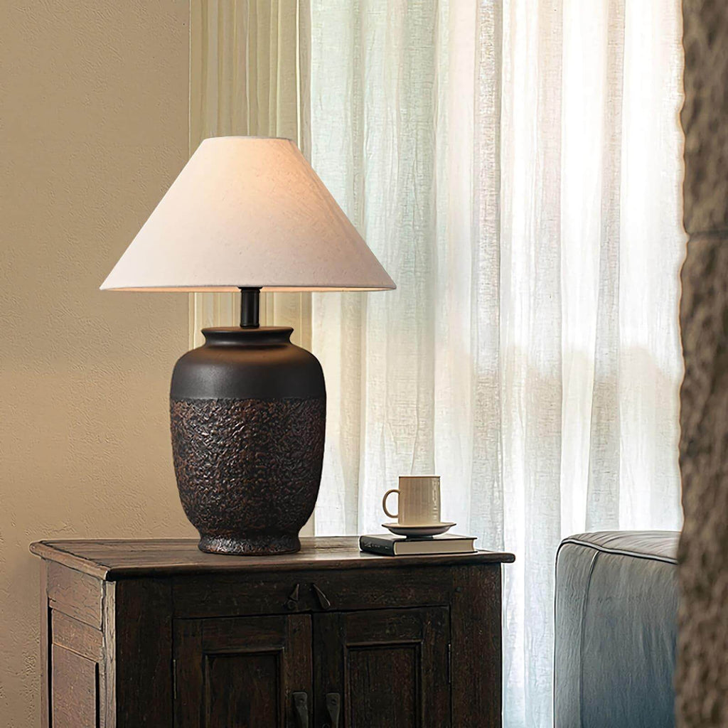 Ancient Ceramic Table Lamp